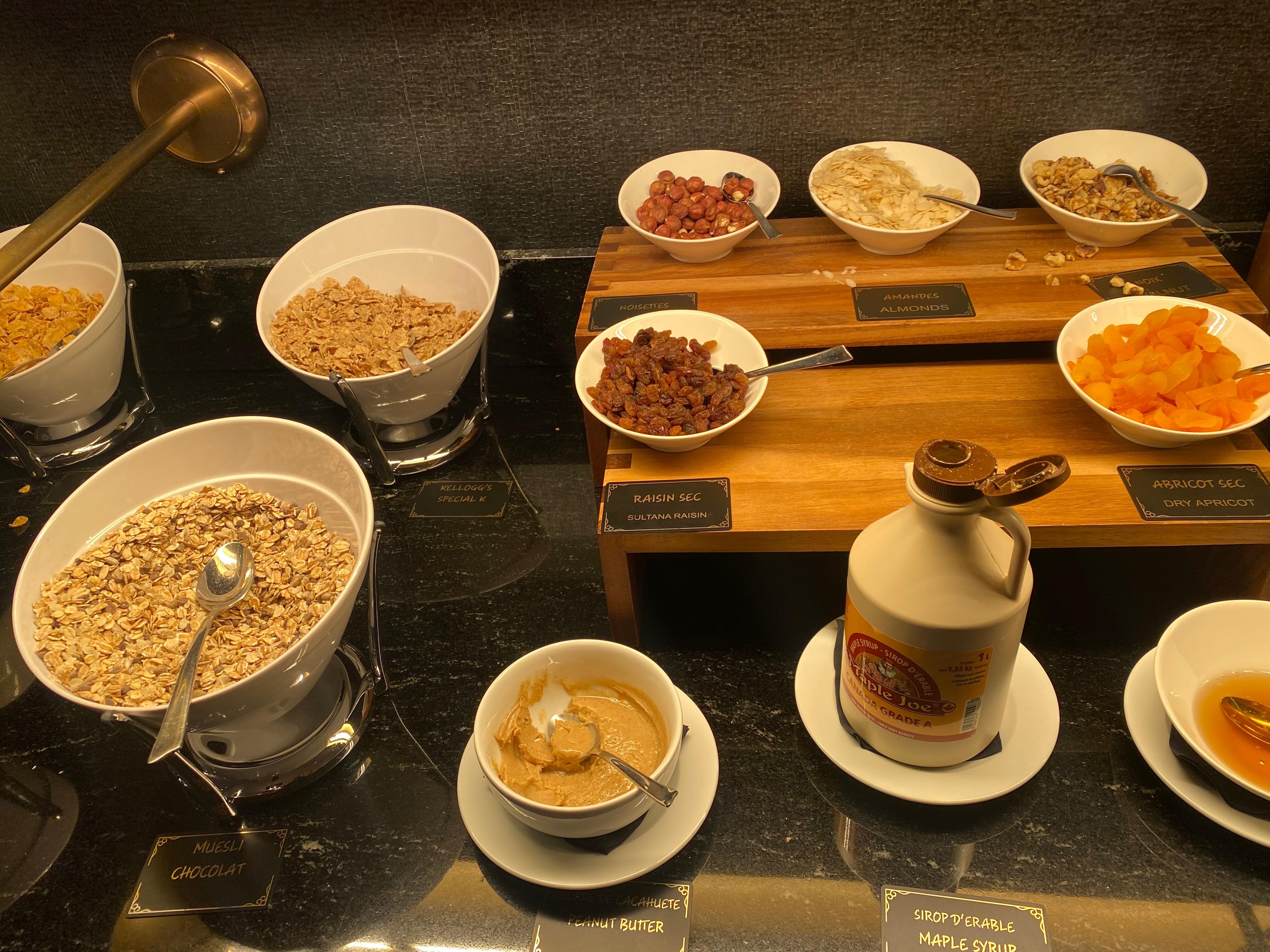 Buffet petit déjeuner 