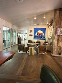 View from the bar