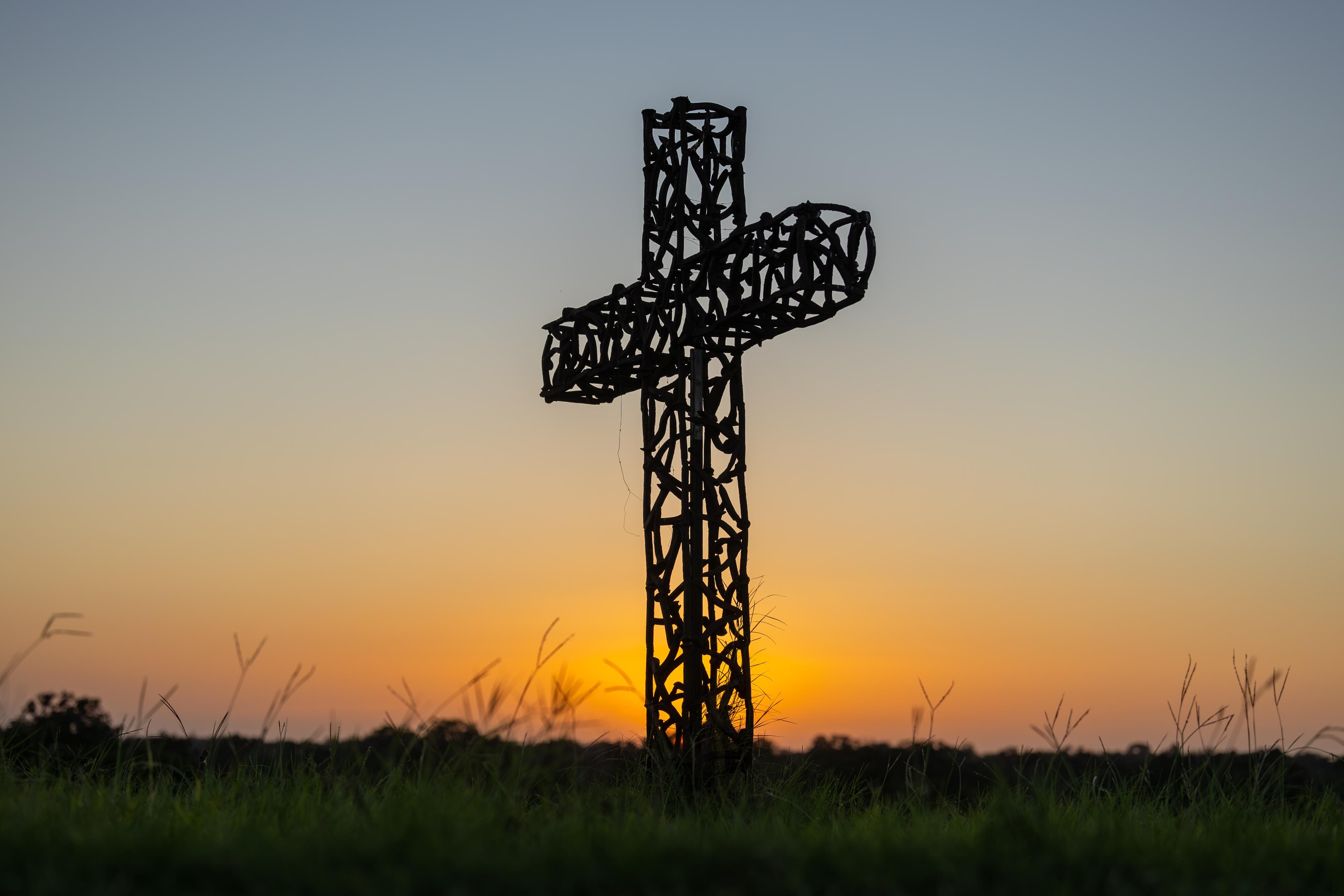 We loved this cross on the property.