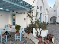 Outdoor dining area