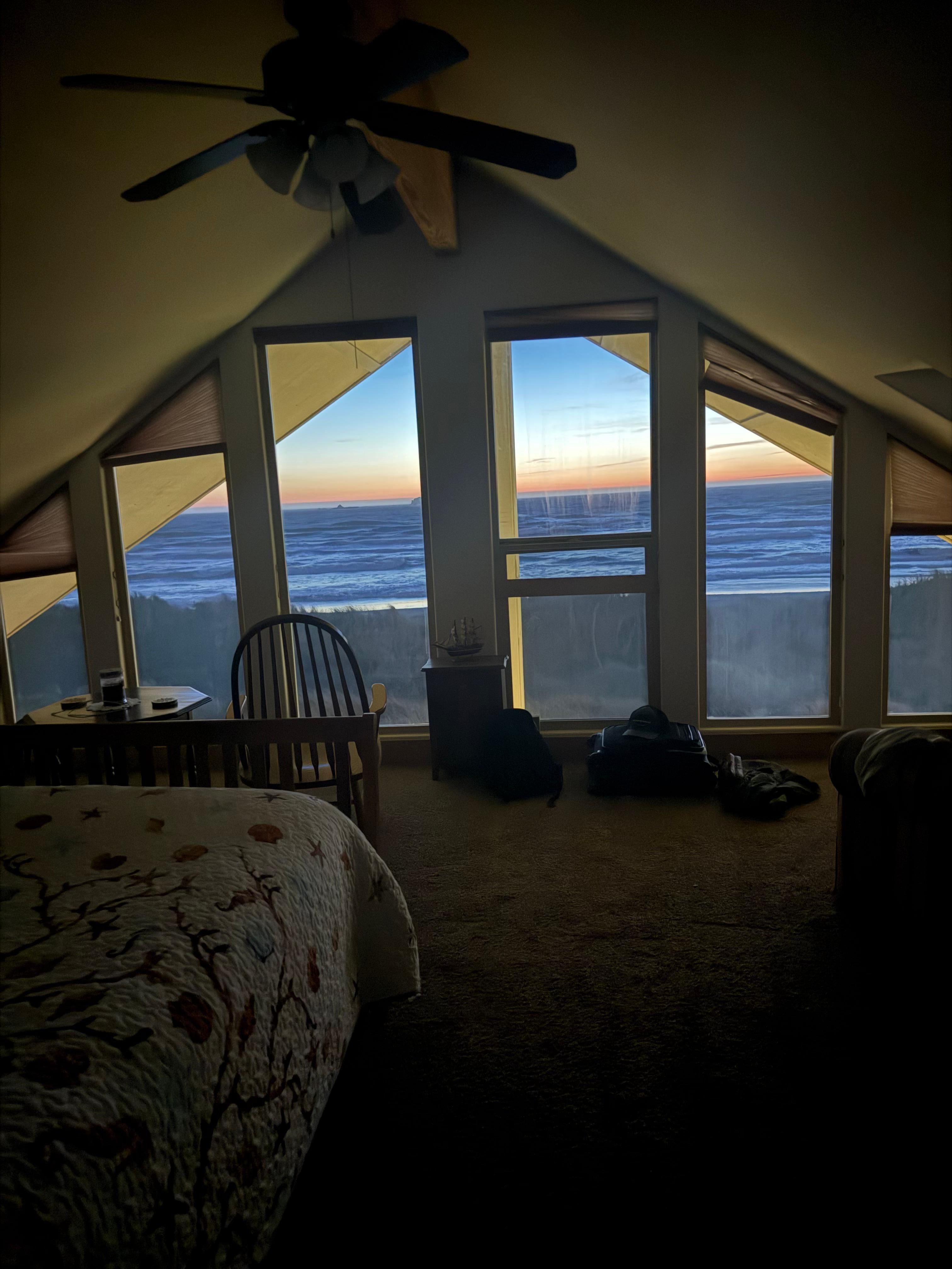 View from the primary bedroom 