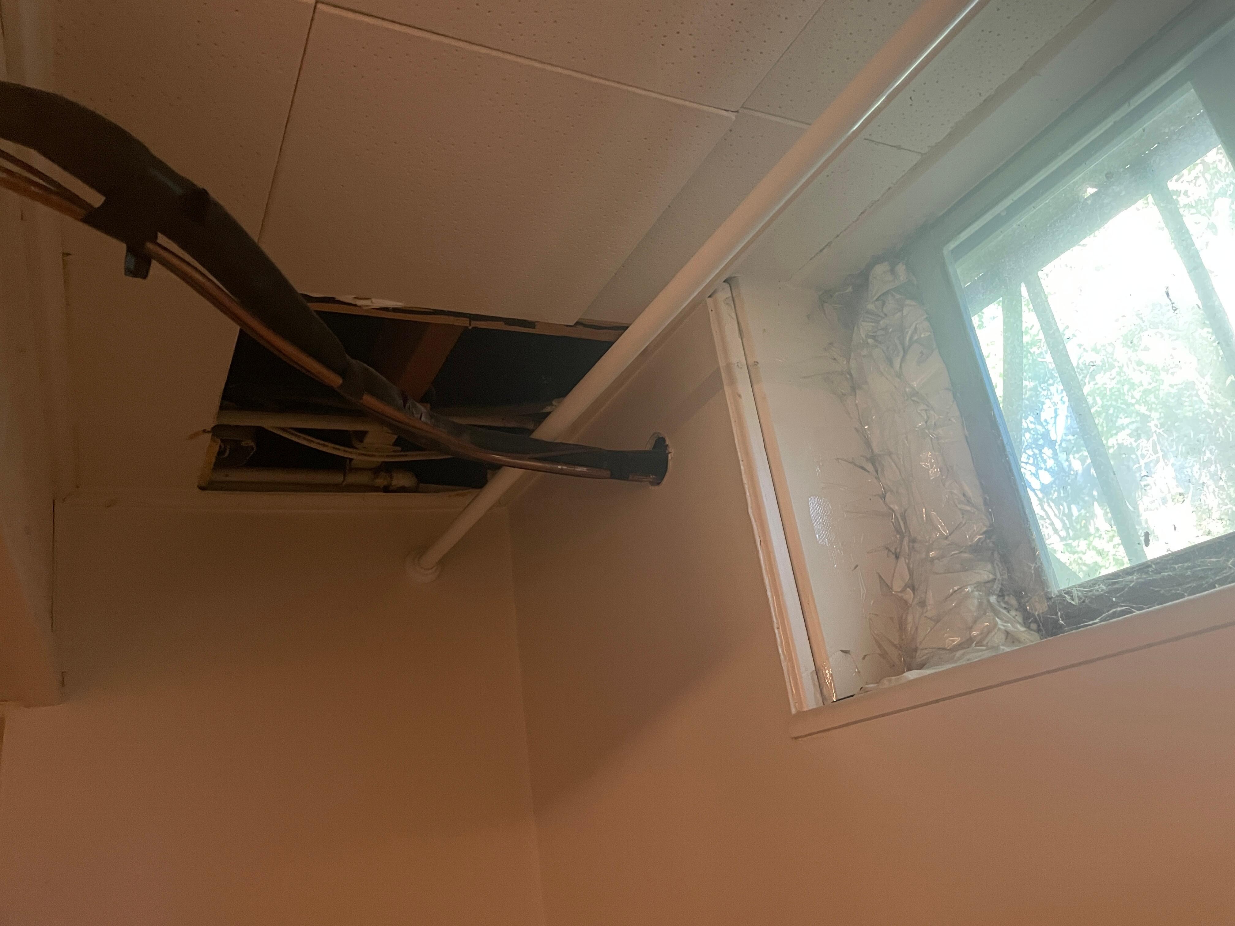 Ceiling hole