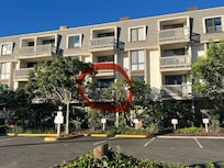 Unit location circled in red Building B