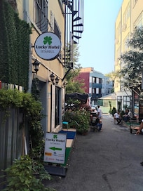 Located in a narrow, cozy street in old part of İstanbul.