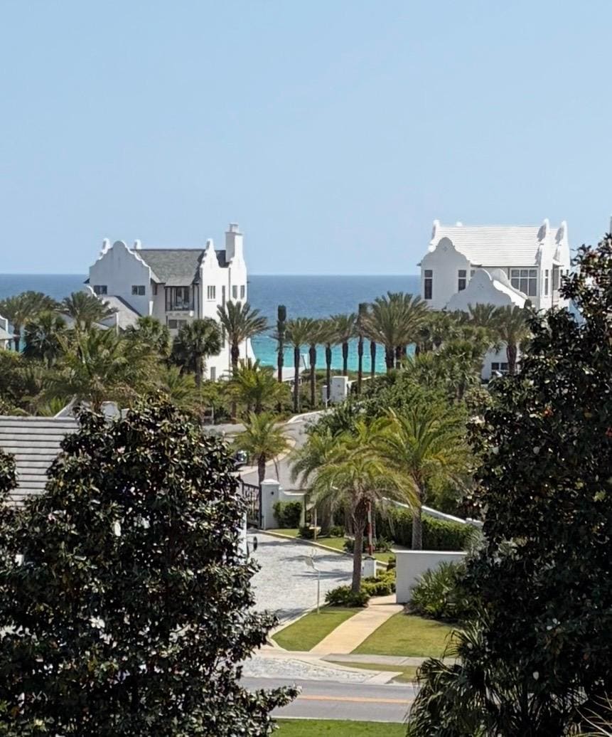 View from the balcony. 