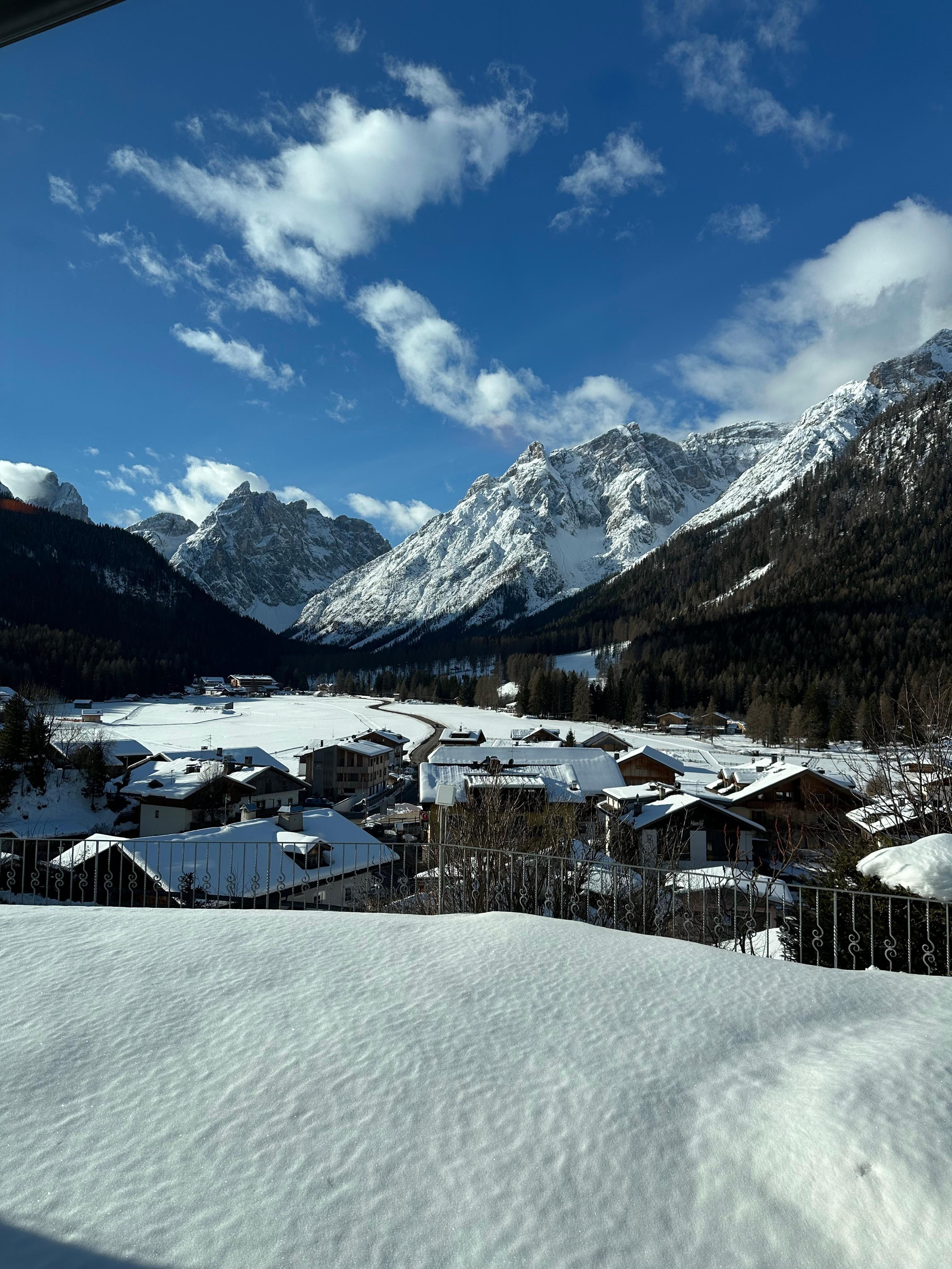 View from breakfast area.