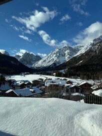 View from breakfast area.