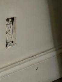No cover on the outlet