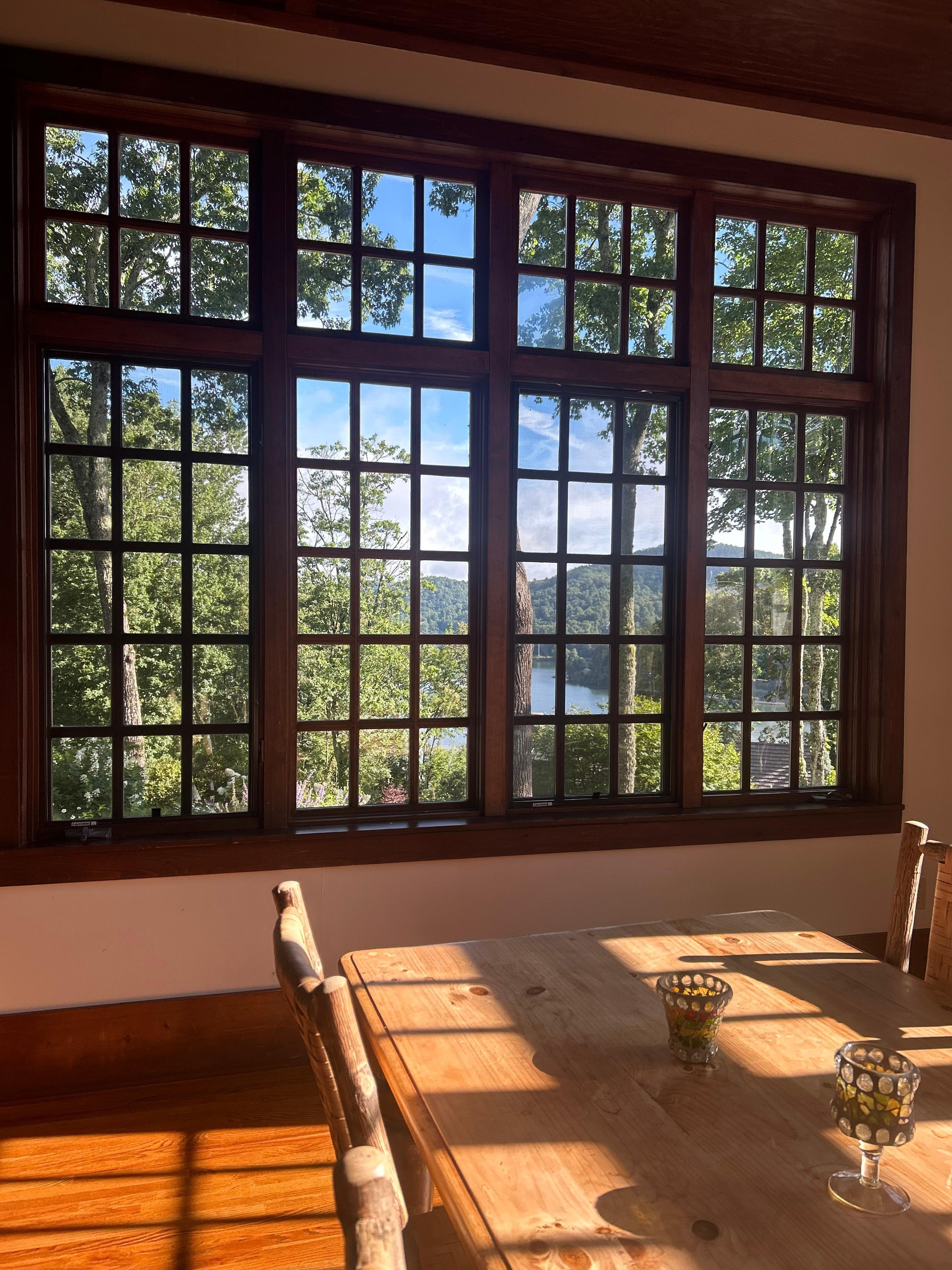 Lovely window views.