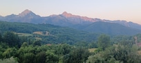 View from property at sunrise.