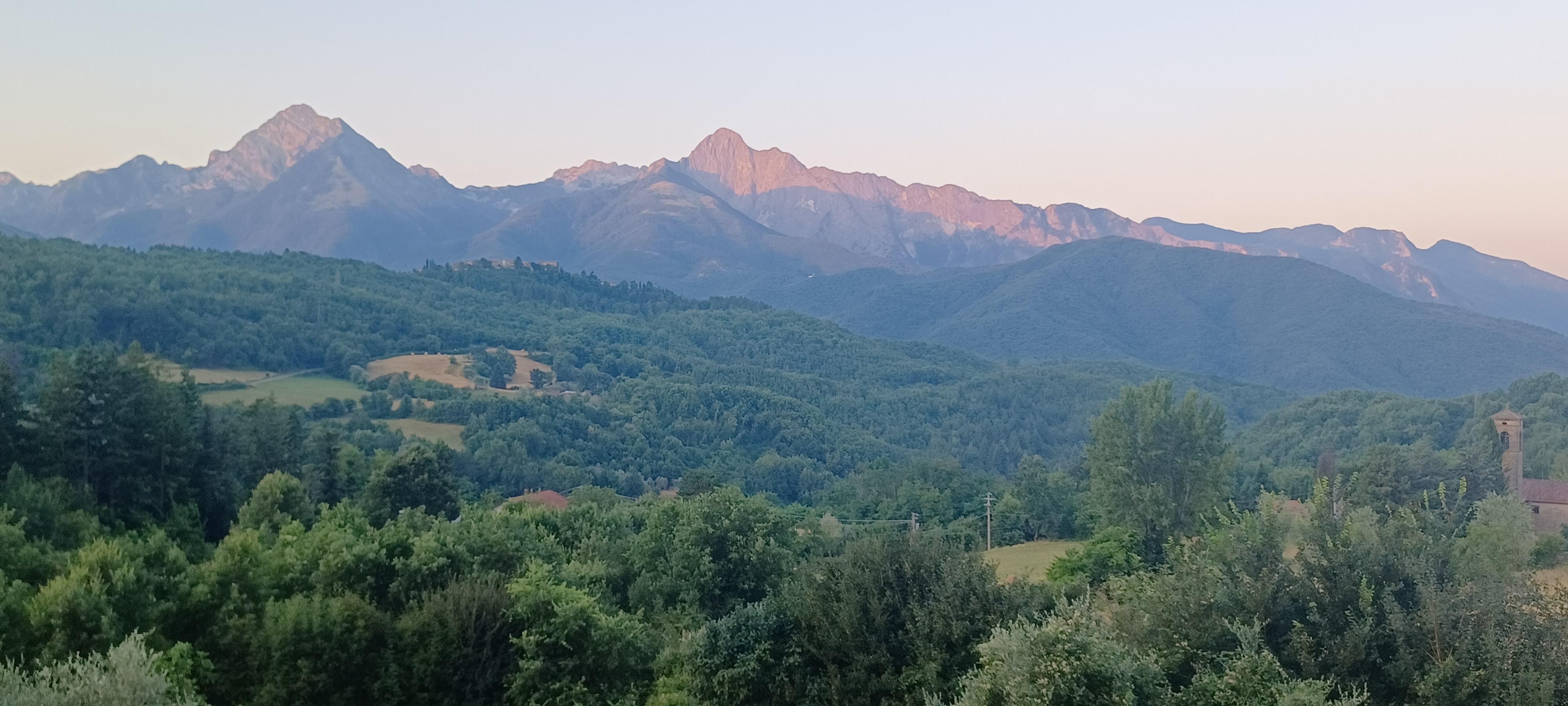 View from property at sunrise.