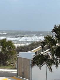 View from living room area.