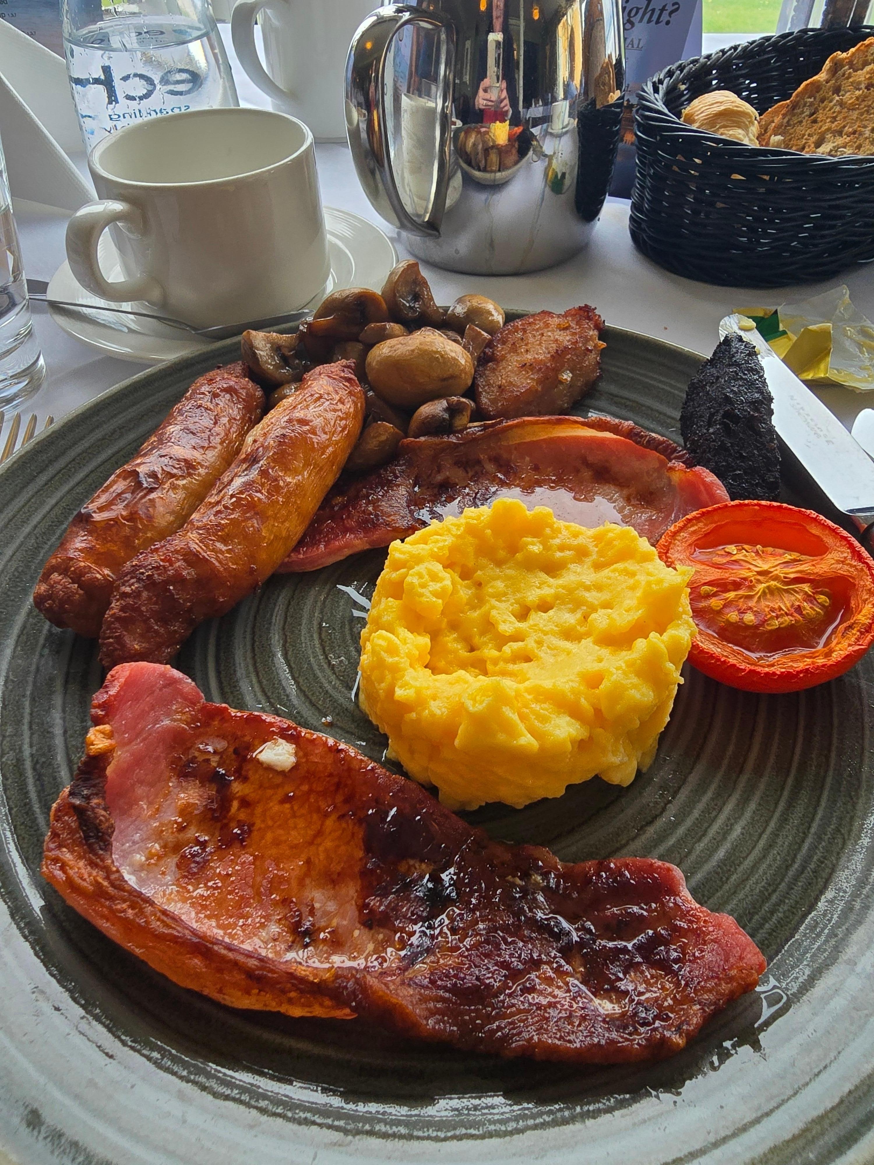 Fabulous hot breakfast!