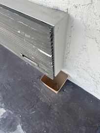 Before I even walked In I saw a bucket of water under my cooler and cigarettes in the water..