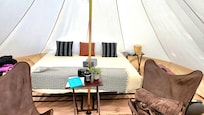 Inside of yurt