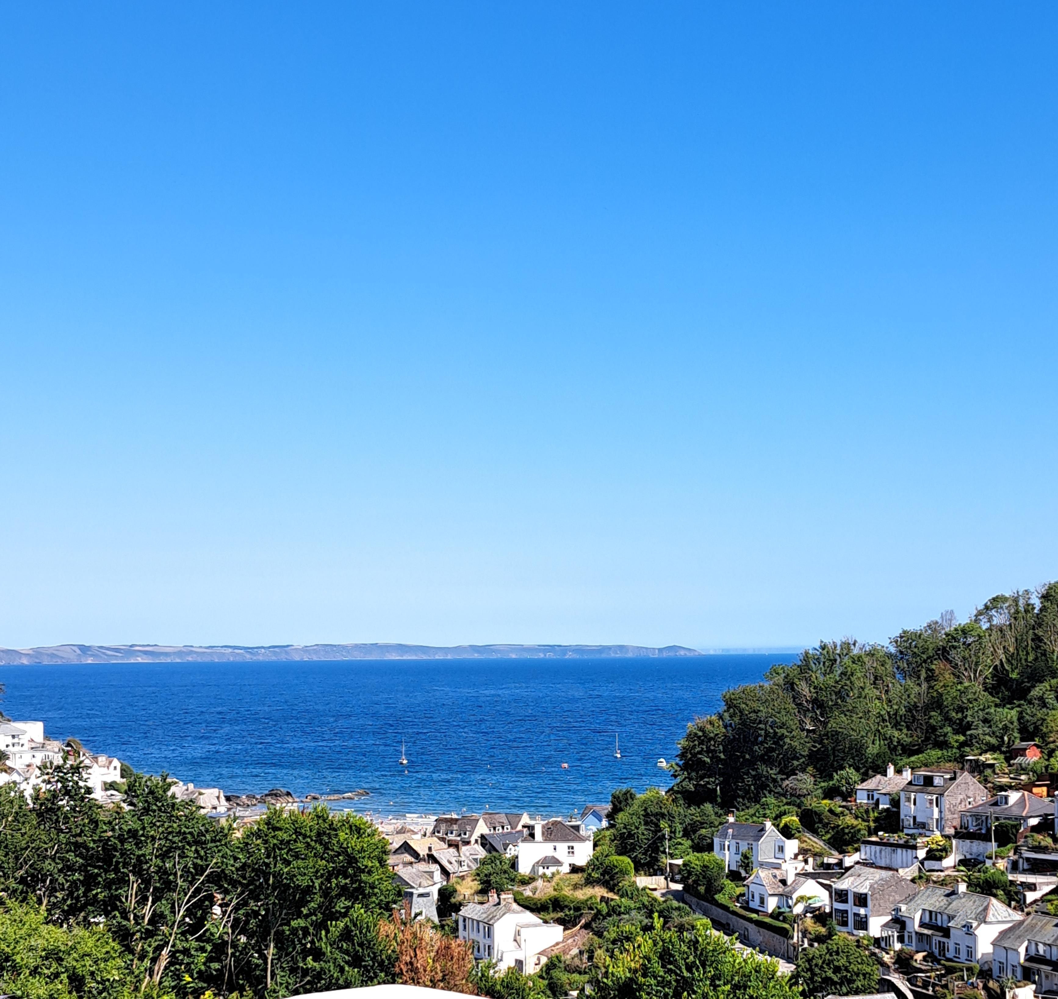 View from the front decking