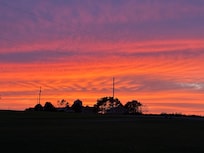 Sunset from the Beach house.