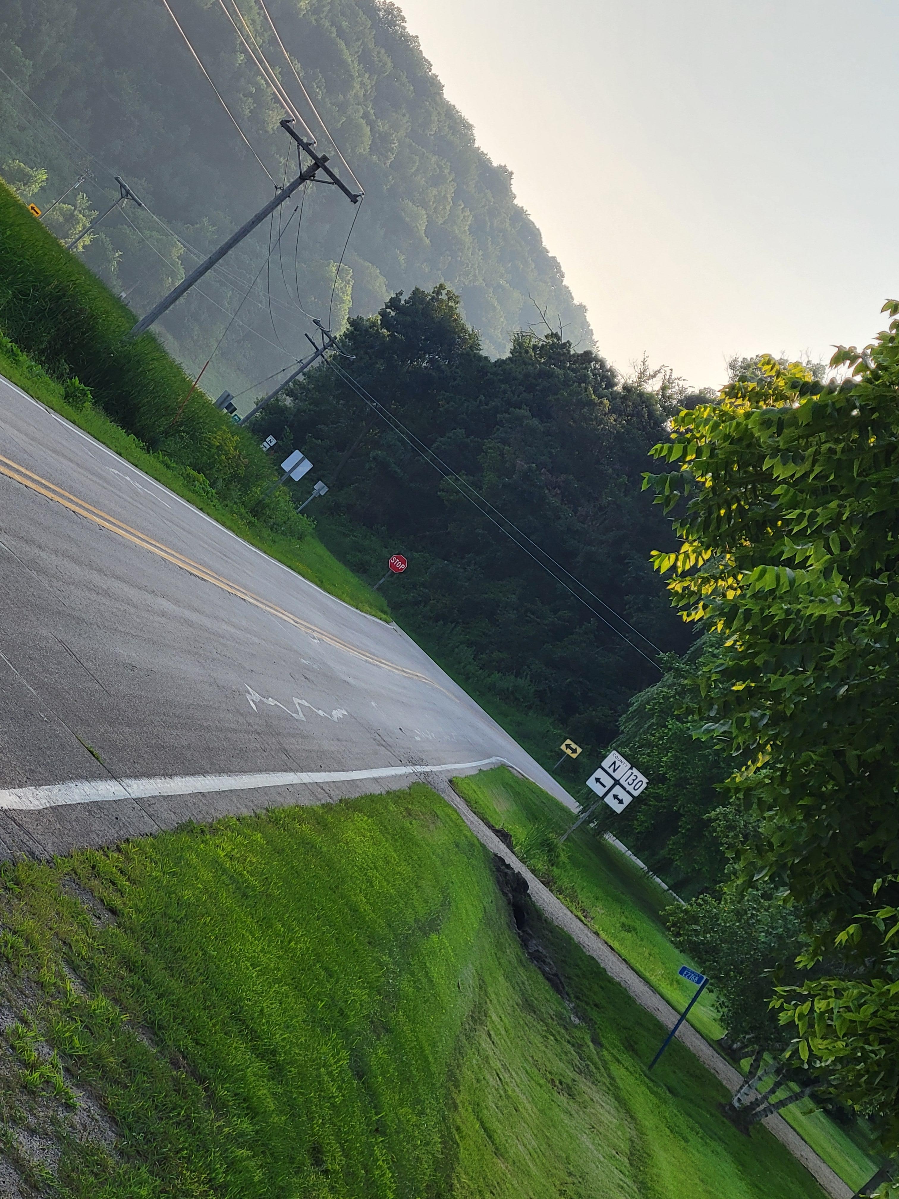 View from the driveway