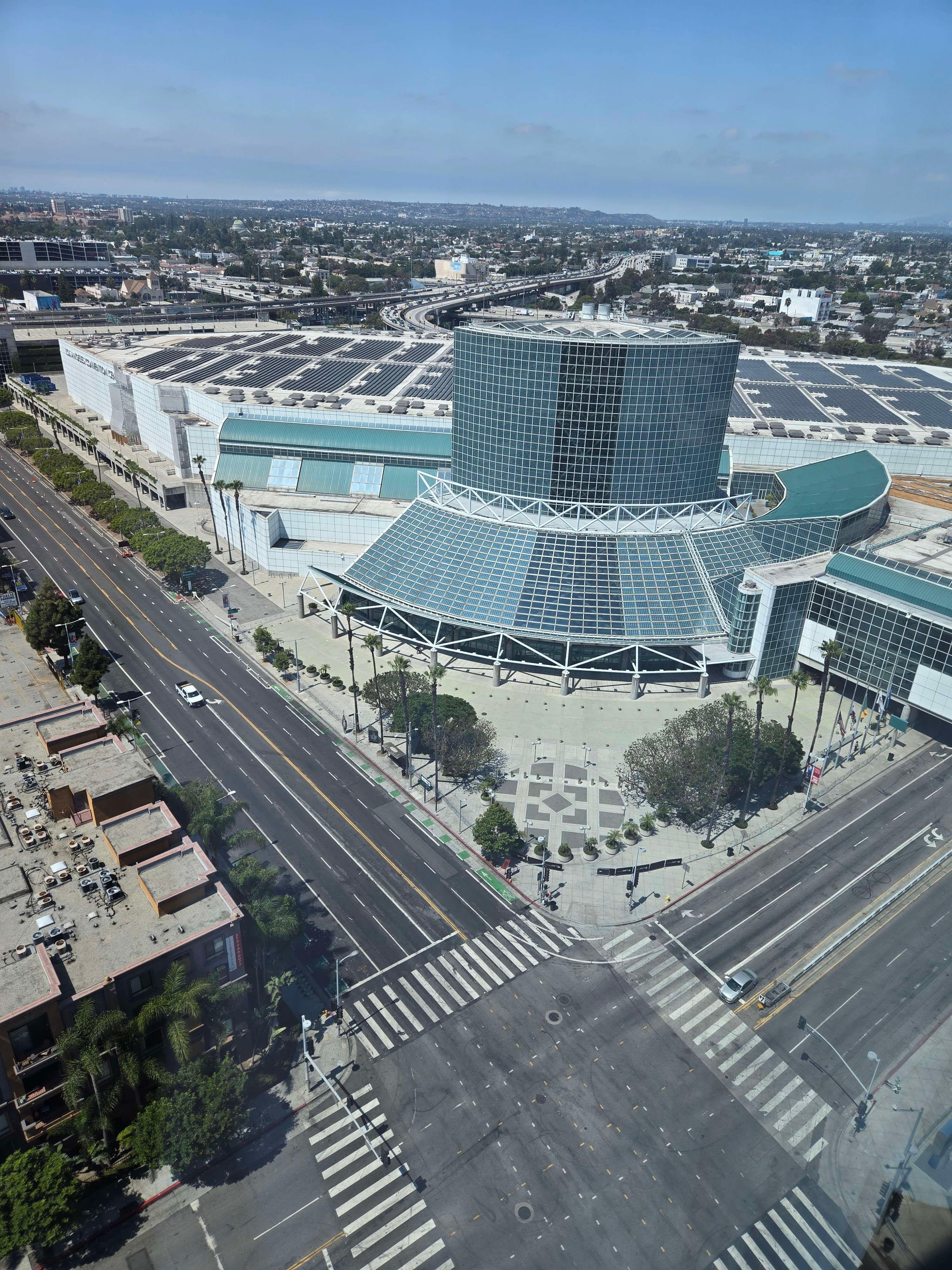 Nice view of the LACC through the window.
