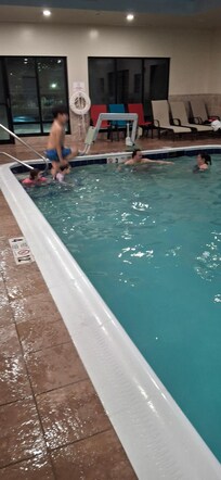 Pool time for winter break