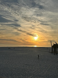 Sunset on the beach