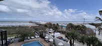 General view from our balcony seeing the Cocoa Beach pier
