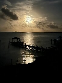 Full moon rise from deck off bedroom