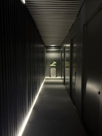 Hallway to elevator