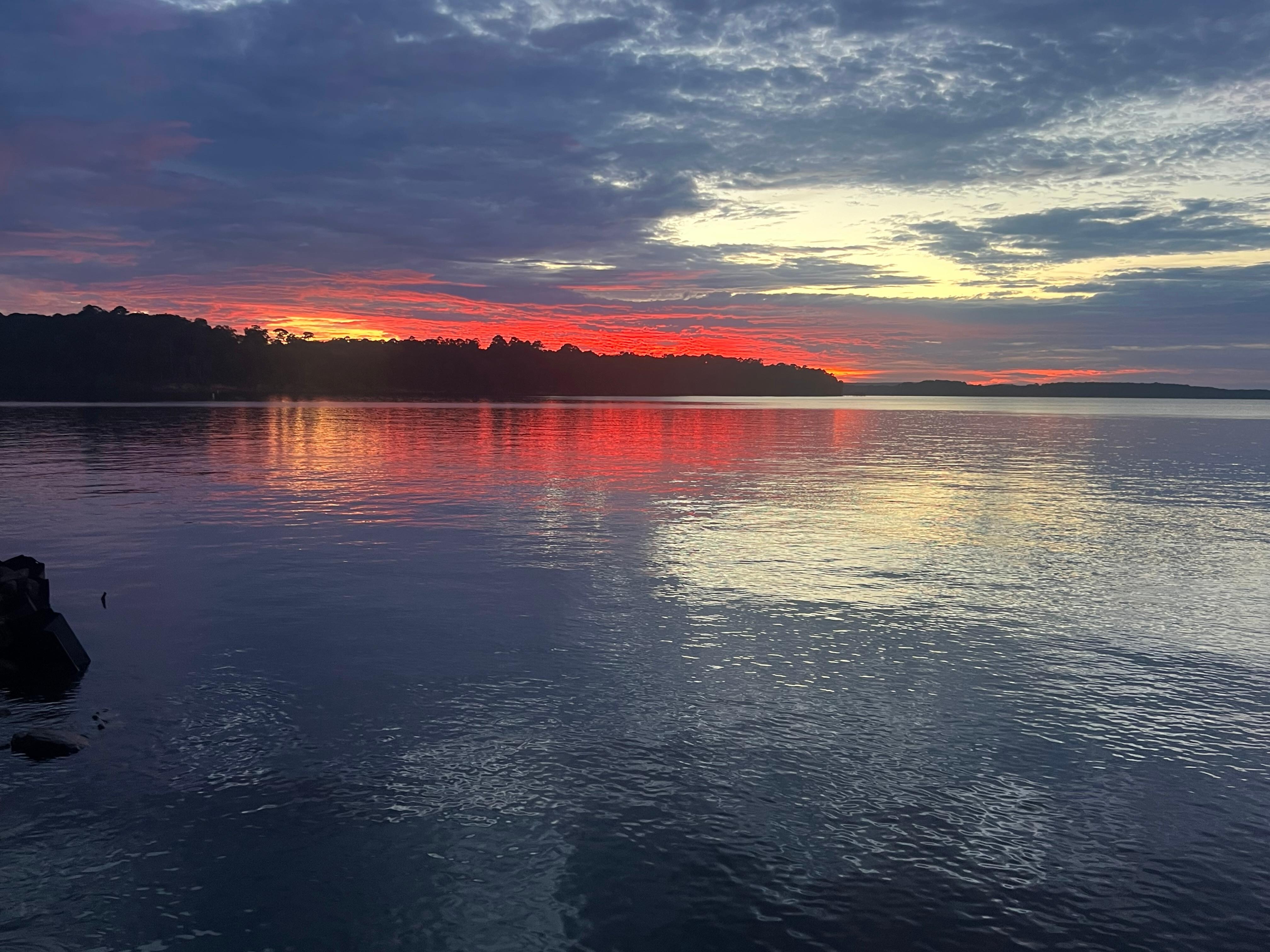 Sunset from the dock