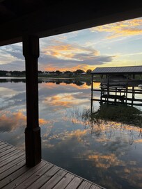 Sunrise from dock