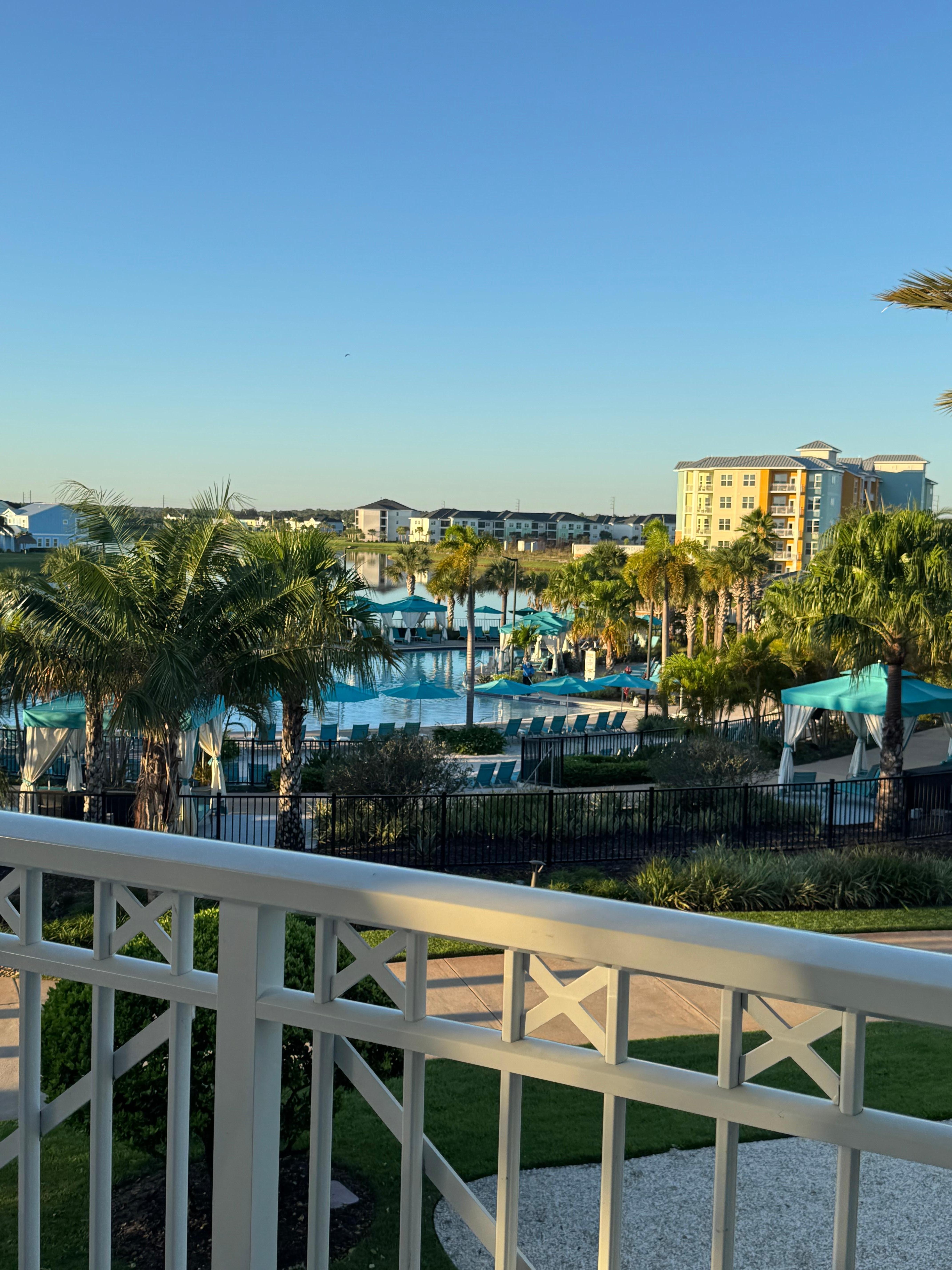  View from our king room