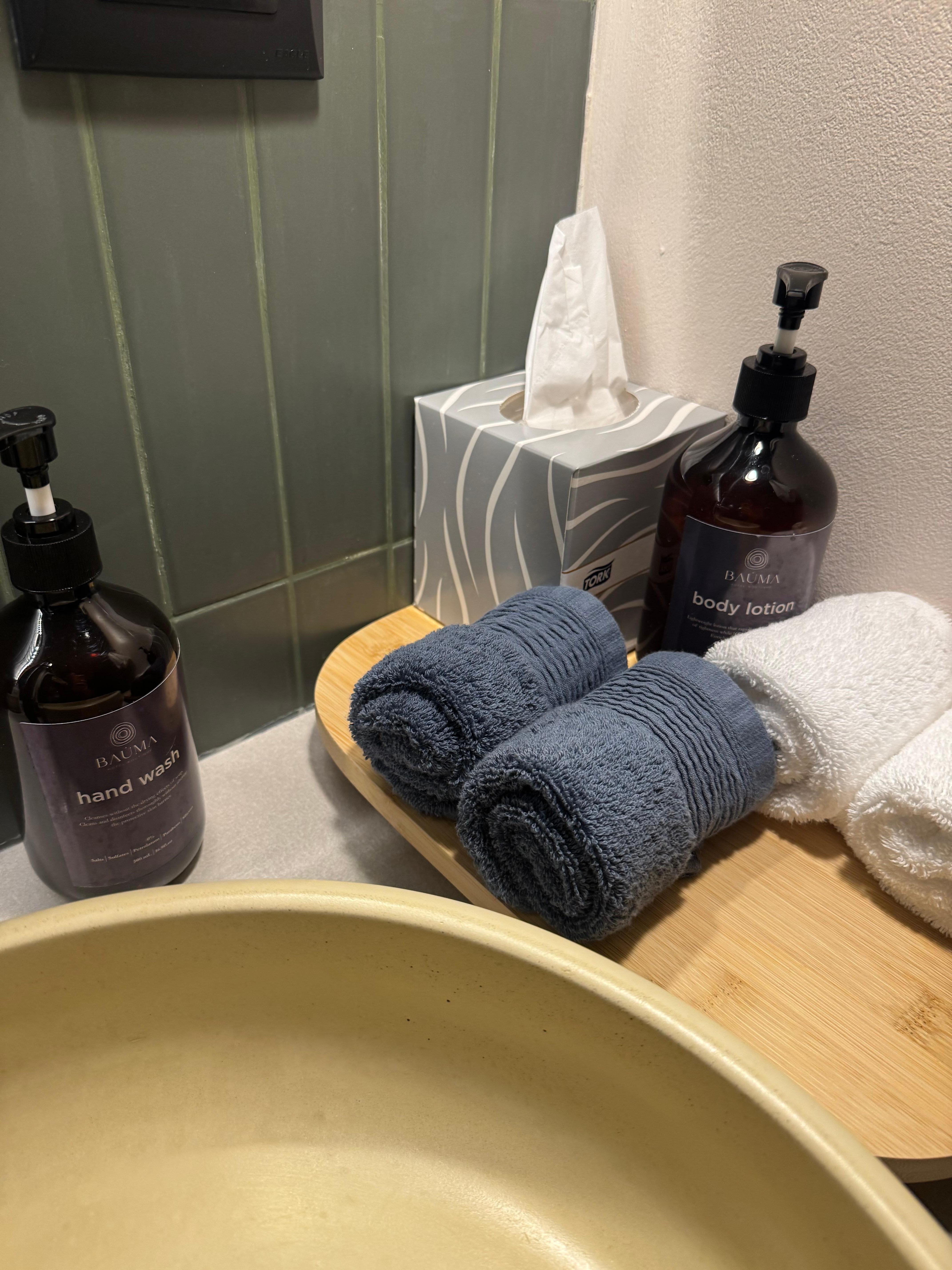 The bathroom products smelt amazing 