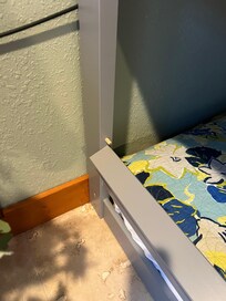 Broken and unstable bunk bed