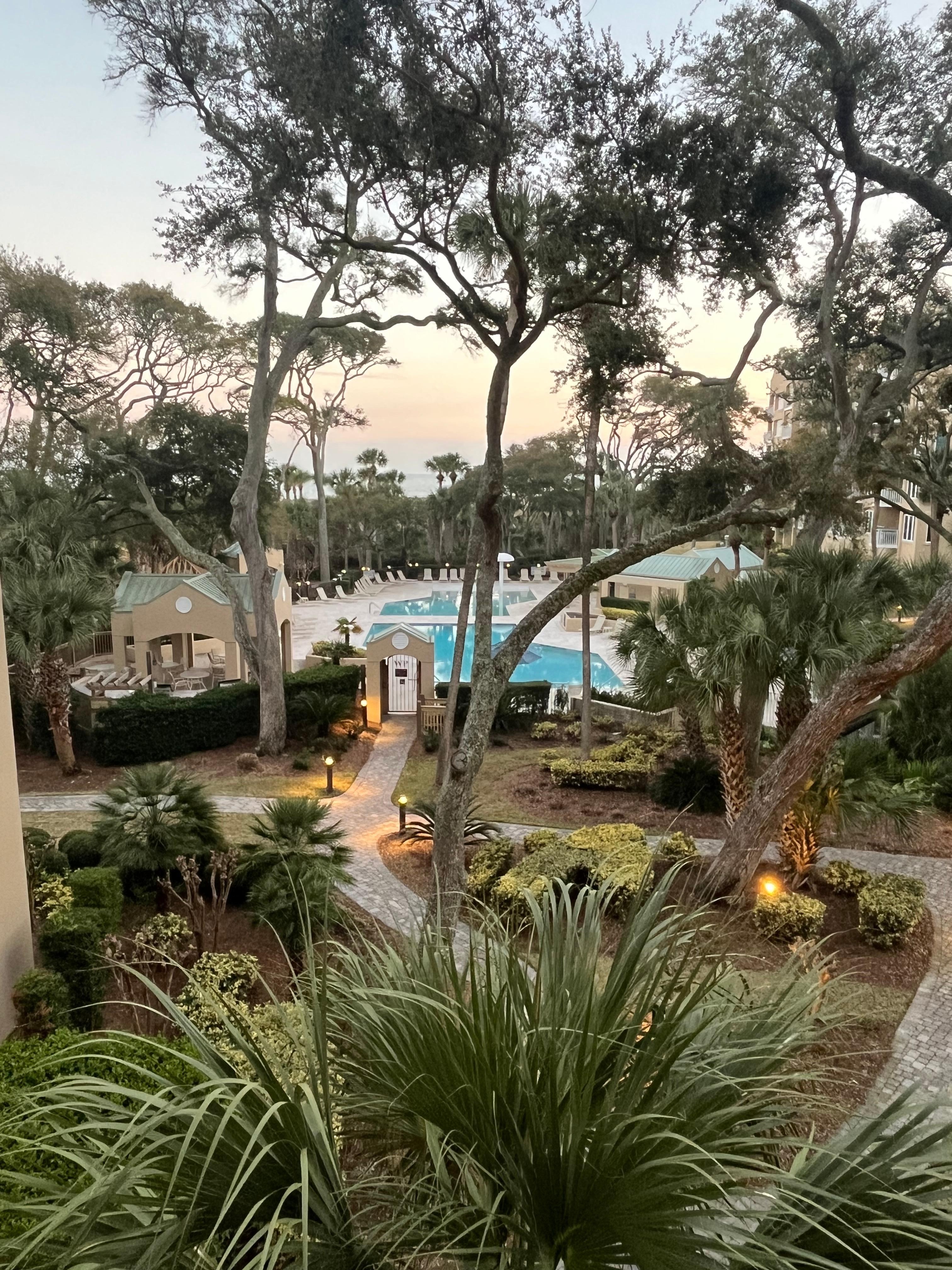 Beautiful view from balconies 