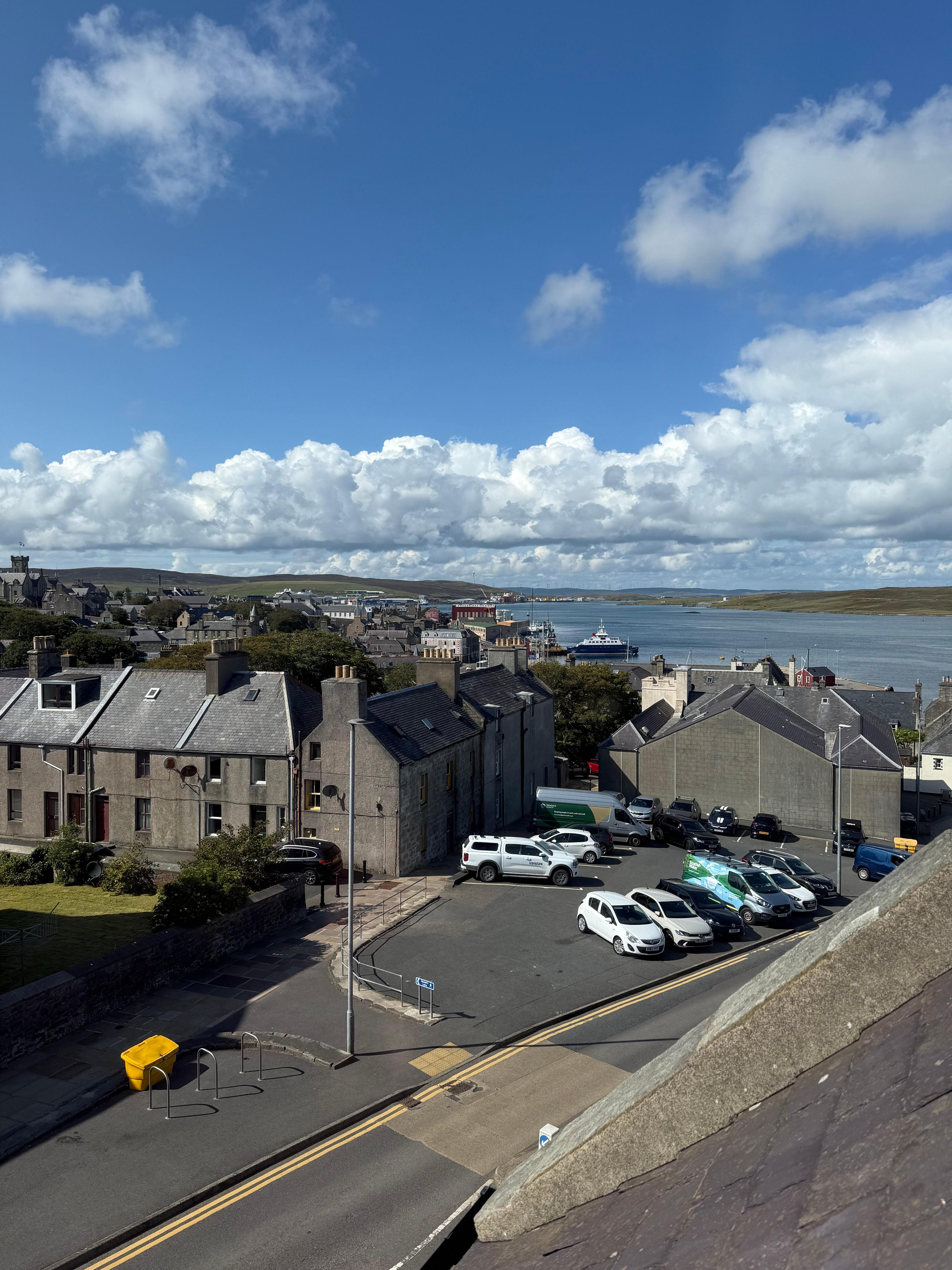 Harbour view from window. 