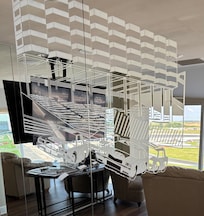 Inside living area wall