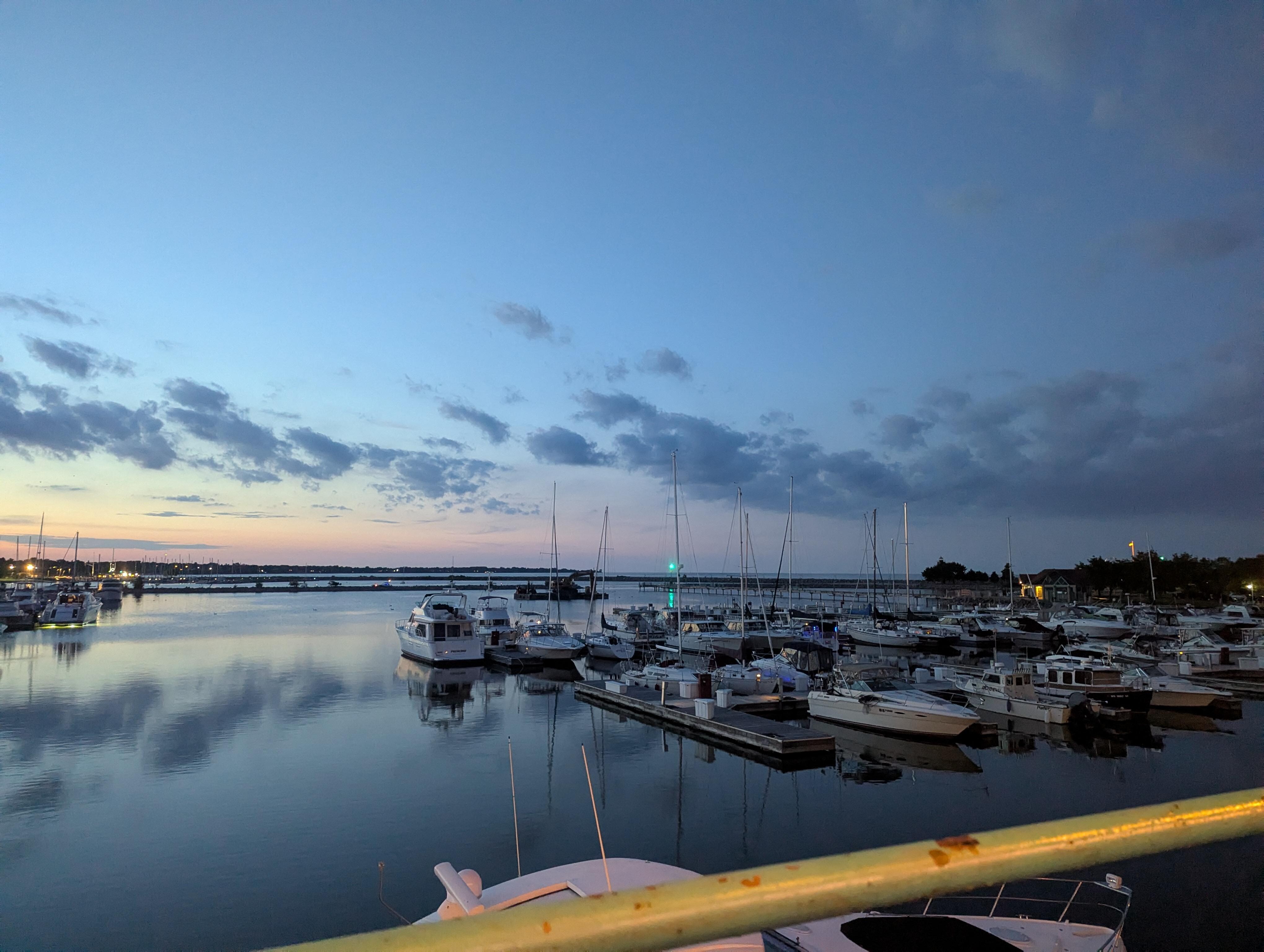 View from the restaurant