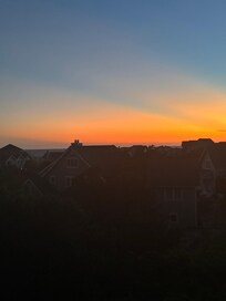 Evening view from deck