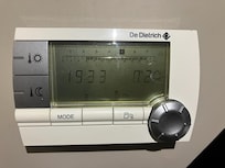 Thermomètre dans la maison 2°C