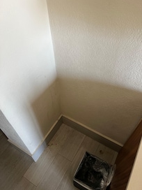 Dirty floors, this was as soon as we walked into our first room.