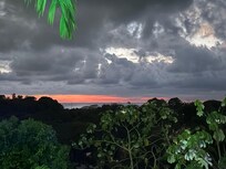 Sunset from restaurant