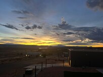 Sunrise from the back yard