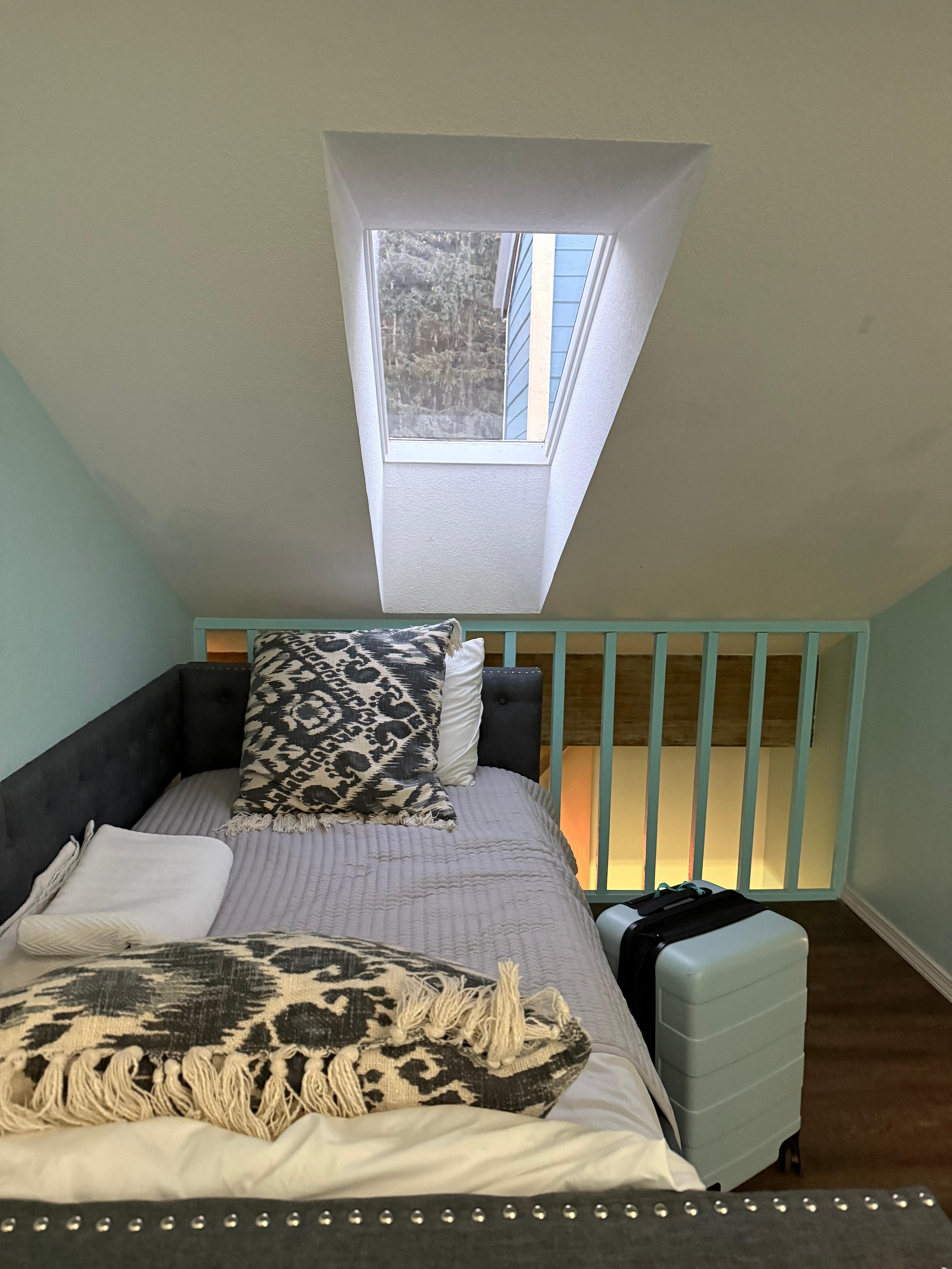 A skylight to sleep under the stars!