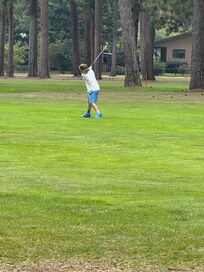 My sons favorite day.. Golfing🙂