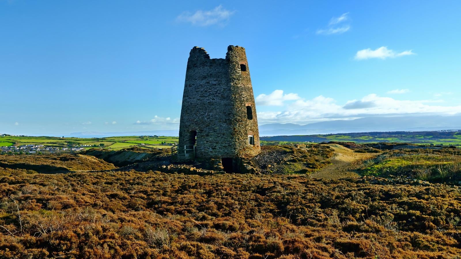 View from the top of Mynydd Parys, just a few minutes up the road.