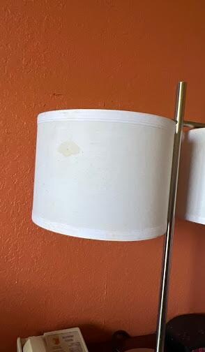 Stained lamp shade