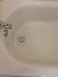 Tub slow to drain fully