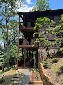 Three levels of decks