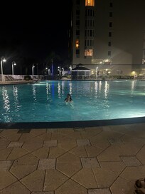 Pool has great hours for busy athletes!
