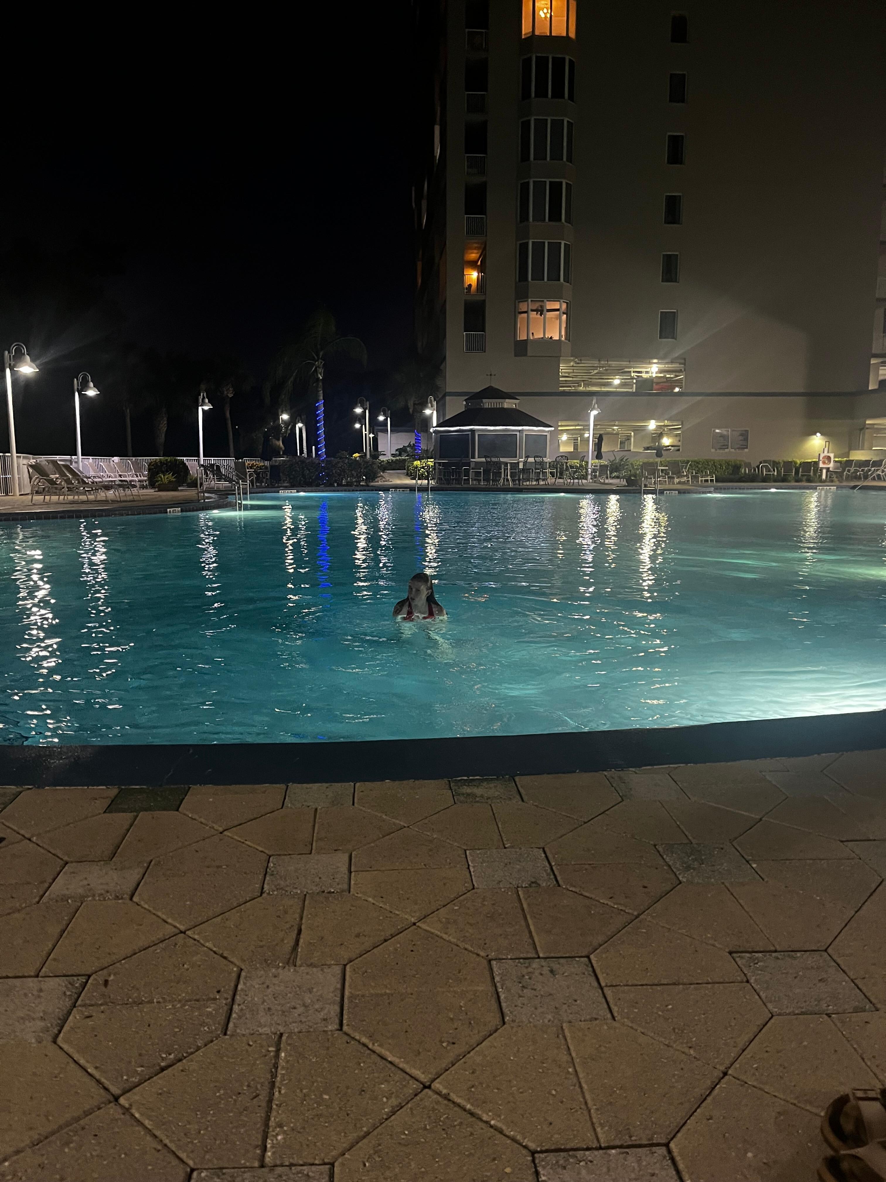 Pool has great hours for busy athletes!